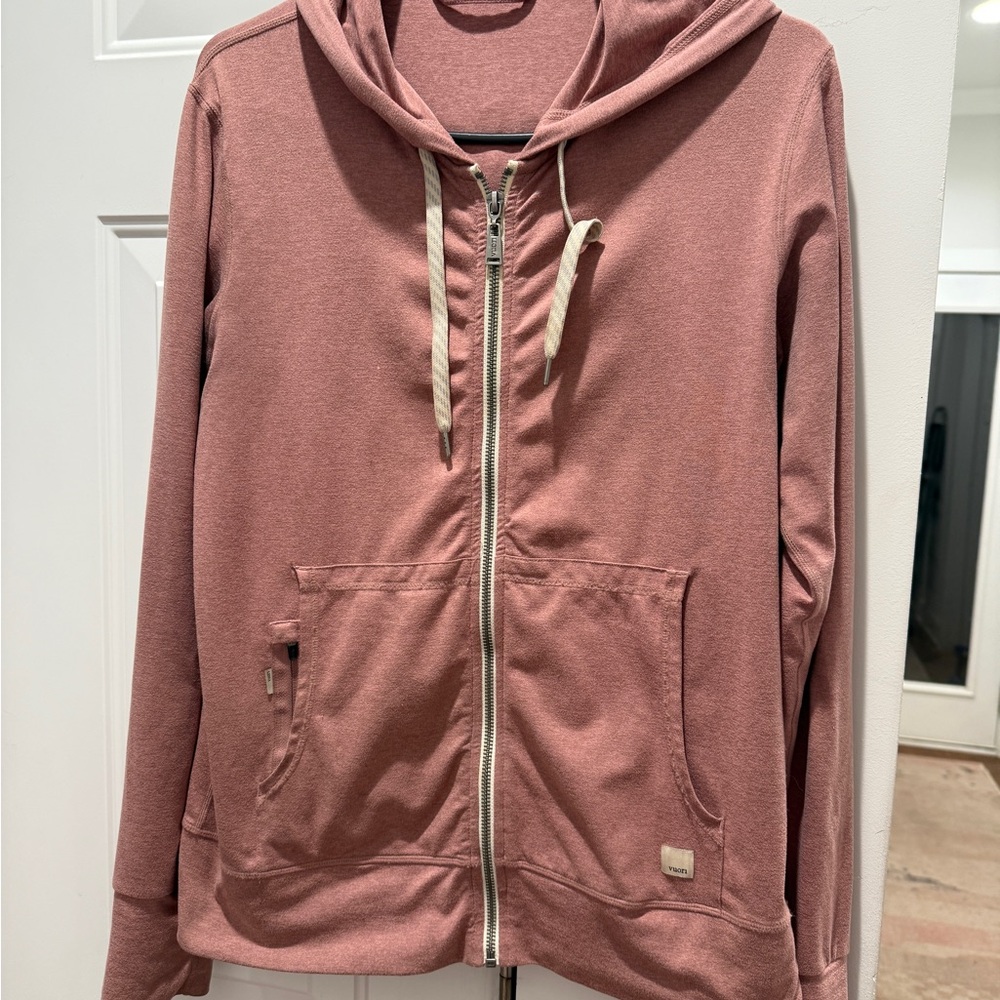 Pink Zip-Up Hoodie